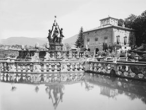 Fontana principale della Villa Lante a Bagnaia, nei pressi di Viterbo