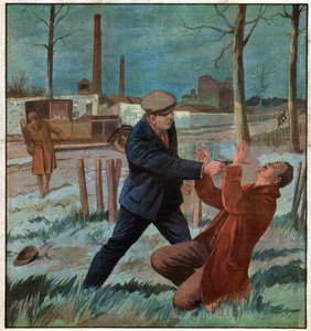 Omicidio di un tassista da Ferdinand Georg Waldmuller