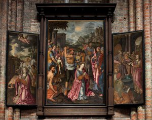 Chiesa parrocchiale di Santa Walburga. Trittico da . .
