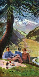 Picnic in Svizzera, ca 1930-1940