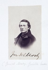 Ritratto del generale Mosby, leader guerrigliero confederato, c. 1863 da Frederick (attr. to) Barnard