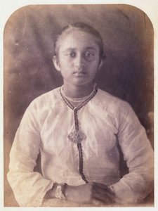 Ritratto di una giovane donna, Ceylon, c 1875 da Ferdinand Georg Waldmuller