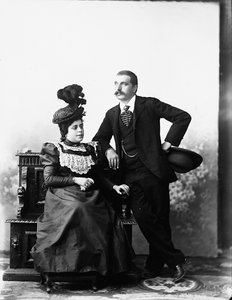 Ritratto della coppia sposata Boletto da Henry Charles Fehr