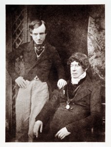 Ritratti di Charles Kirkpatrick Sharpe (1781-1851), antiquario e artista scozzese, con un collega sconosciuto da John Pardon