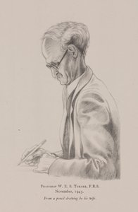 Professor W E S Turner, novembre