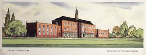 Architettura ferroviaria: la Scuola dei Trasporti, Derby, inizio anni 