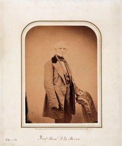 Samuel F B Morse, artista americano e inventore del codice Morse, c. 1870