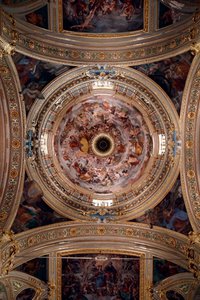 Chiesa di San Donato. Affresco. Genova. Italia. da . .