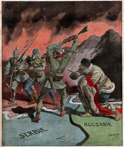 Serbia durante la Prima Guerra Mondiale da Ferdinand Georg Waldmuller
