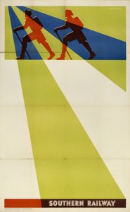 Poster del materiale rotabile della Southern Railway da Frederick (attr. to) Barnard