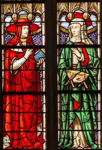 Vetrata della cattedrale di Saint Etienne de Sens da . .