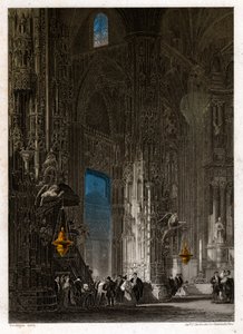 La Cattedrale del Salvatore a Jerez de la Frontera. circa 1840 da . .