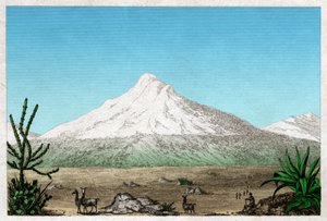 Il vulcano Chimborazo dall
