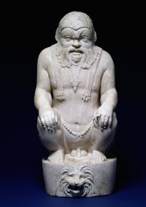 Il dio egizio Bes, da una fontana, romano, c.130 d.C. da Hippolyte Lalaise Devéria