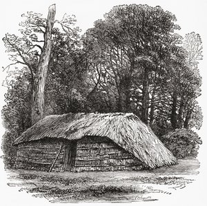 La capanna in cui morì Sir David Livingstone il 1 maggio 1873 da . .