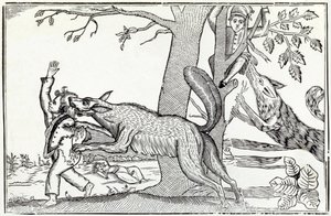 Il lupo circa 1820 da . .