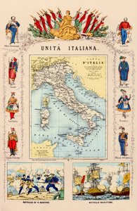 UNITA ALLEGORIA ITALIA 1860 da . .