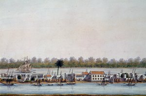 Veduta di Saint Louis, Senegal da William Walcutt