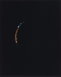 Vulcani sul bordo di Io, una delle lune di Giove da Ferdinand Georg Waldmuller