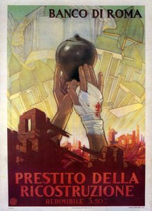 SECONDA GUERRA MONDIALE - PRESTITO PER LA RICOSTRUZIONE 1945 da . .
