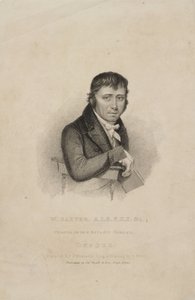 William Baxter, ALS FHS, botanico britannico, c 1820s da Frederick (attr. to) Barnard