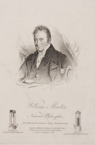 William Martin, poeta e fisico inglese, c 1820s