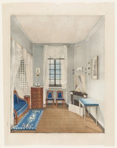 Una camera da letto della Restaurazione francese da Bouilhet