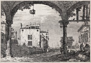 Il portico con una lanterna dalla serie 