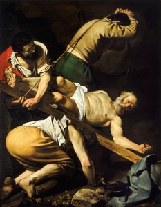 Crocifissione di San Pietro da Michelangelo Merisi da  Caravaggio