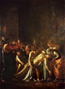 La resurrezione di Lazzaro da Michelangelo Merisi da  Caravaggio