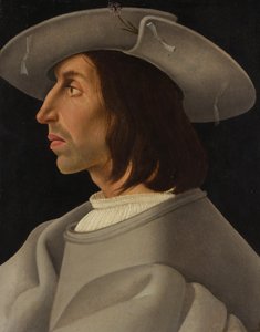 Ritratto di un uomo di profilo da Italian Painter