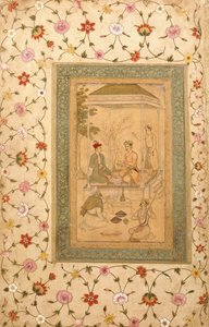 I figli di Akbar, Sultan Daniyal e Sultan Murad da   Manohar