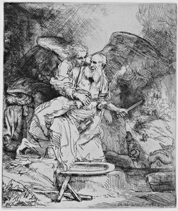 Il sacrificio di Abramo da Rembrandt van Rijn