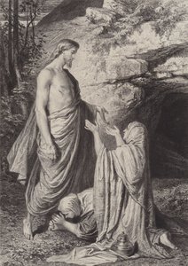 Gesù appare alle donne da after Albert Robida