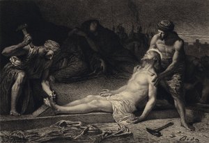 Gesù inchiodato alla croce