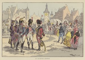 Il quartier generale da after Albert Robida
