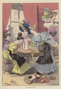 Le modiste da after Albert Robida