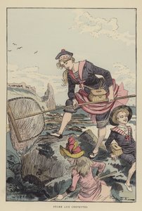 Pesca ai gamberetti da after Albert Robida