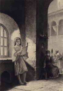 Il bambino Gesù da after Albert Robida