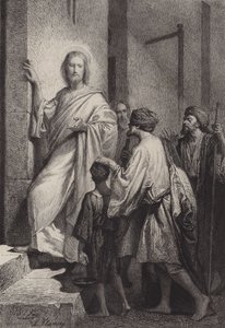 La guarigione dei ciechi da after Albert Robida