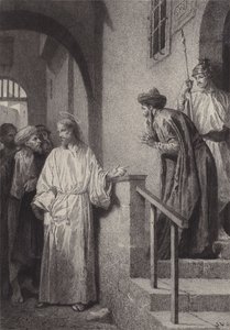 La madre e i fratelli di Gesù da after Albert Robida