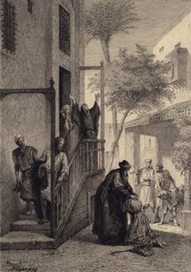 Il figliol prodigo da after Albert Robida