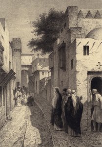 I dieci lebbrosi da after Albert Robida