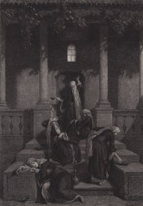 Le vergini sagge e le vergini stolte da after Albert Robida