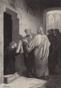 La donna di Canaan da after Albert Robida