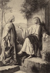La donna di Samaria da after Albert Robida