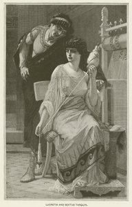 Lucrezia e Sesto Tarquinio da after Alexandre Cabanel