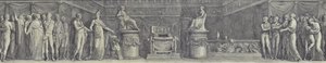 La Francia invita Napoleone a sedersi sul trono imperiale da after Andrea Appiani the Elder