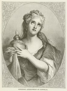 Adrienne Lecouvreur come Cornelia da after Antoine Coypel