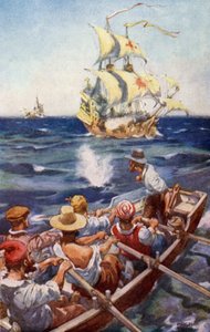 Un colpo cadde immediatamente nella loro scia da after Archibald Bertram Webb